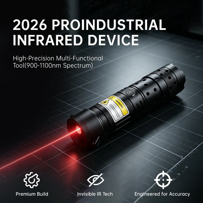 🔥2026 Brand New 120W 900-1100nm High-Power IR Laser Pointer