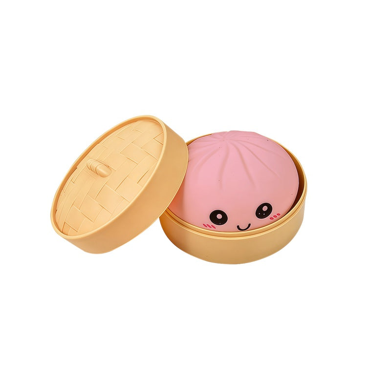 Cute Dumpling Sensory Toy - Stress Relief Squeeze Toy for Kids & Adults