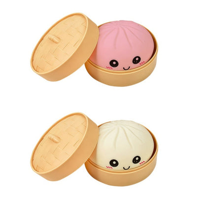 Cute Dumpling Sensory Toy - Stress Relief Squeeze Toy for Kids & Adults