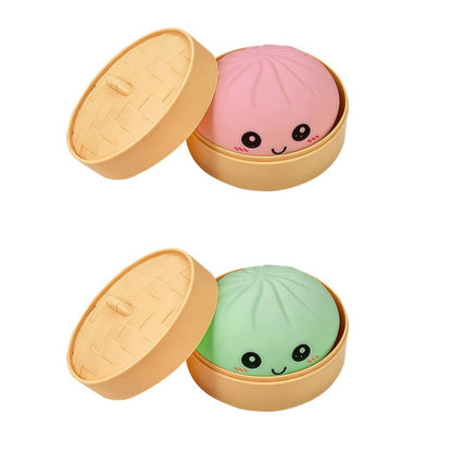 Cute Dumpling Sensory Toy - Stress Relief Squeeze Toy for Kids & Adults