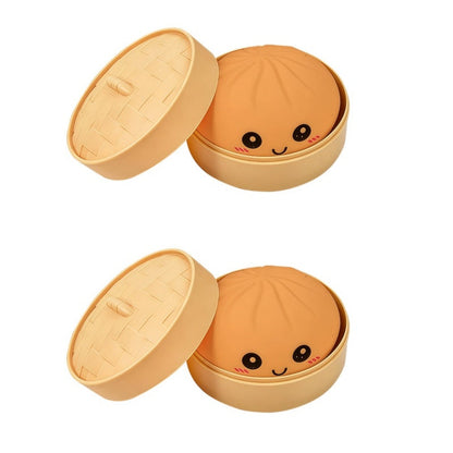 Cute Dumpling Sensory Toy - Stress Relief Squeeze Toy for Kids & Adults