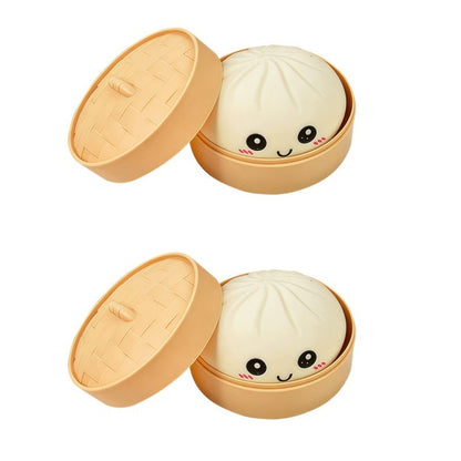Cute Dumpling Sensory Toy - Stress Relief Squeeze Toy for Kids & Adults