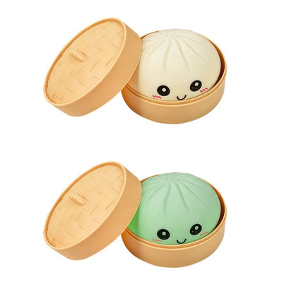 Cute Dumpling Sensory Toy - Stress Relief Squeeze Toy for Kids & Adults