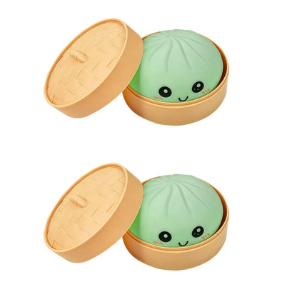 Cute Dumpling Sensory Toy - Stress Relief Squeeze Toy for Kids & Adults